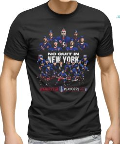 New York Rangers 23 24 Playoff No Quit In New York Team Cluster shirt