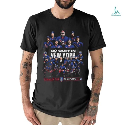 New York Rangers 23 24 Playoff No Quit In New York Team Cluster shirt