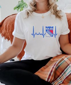 New York Rangers Heartbeat T Shirt, Heartbeat Hockey 2024 Shirt