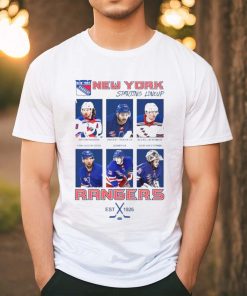 New York Rangers Hockey Team Est 1926 Starting Lineup shirt