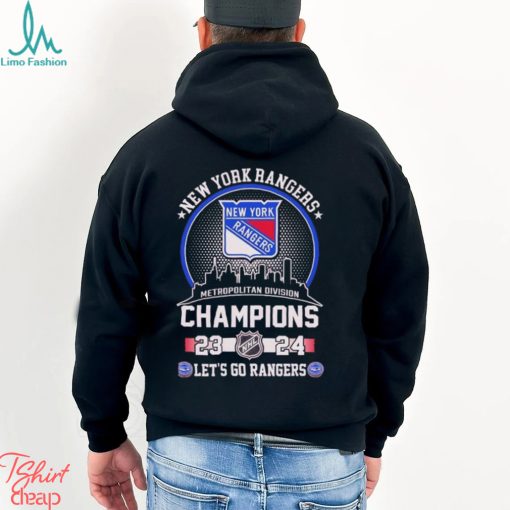 New York Rangers Metropolitan Division Champions 2024 let’s go Rangers shirt