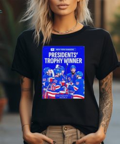 New York Rangers NHL Are The Top Team This Season Presidents Trophy Winner Stanley Cup Plau Offs Begin April 20 Shirt