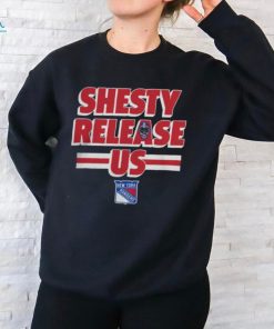 New York Rangers Shesty Release Us T Shirt