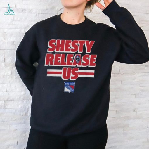 New York Rangers Shesty Release Us T Shirt