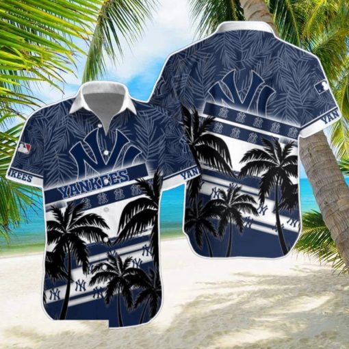 New York Yankees MLB Hawaiian Shirt Palm Trees Pattern New Design For Fans