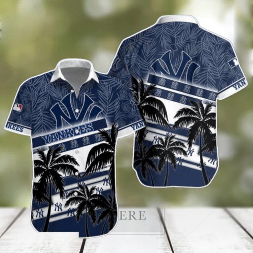 New York Yankees MLB Hawaiian Shirt Palm Trees Pattern New Design For Fans