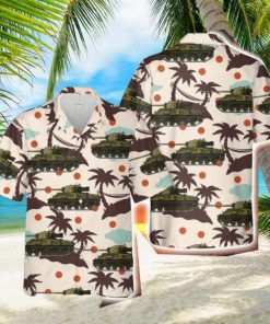 New Zealand Army Firefly Tank Button Down Hawaiian Shirt Trend Summer