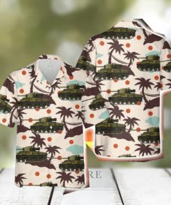 New Zealand Army Firefly Tank Button Down Hawaiian Shirt Trend Summer