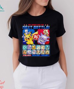 Next Battle Pikachu and Mewtwo vs. Gengar and Cubone shirt