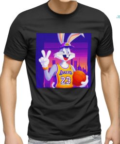 Nice Los Angeles Lakers 23 bunny player Lakers Win shirt
