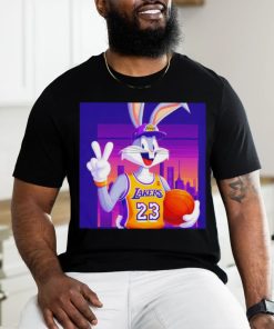 Nice Los Angeles Lakers 23 bunny player Lakers Win shirt