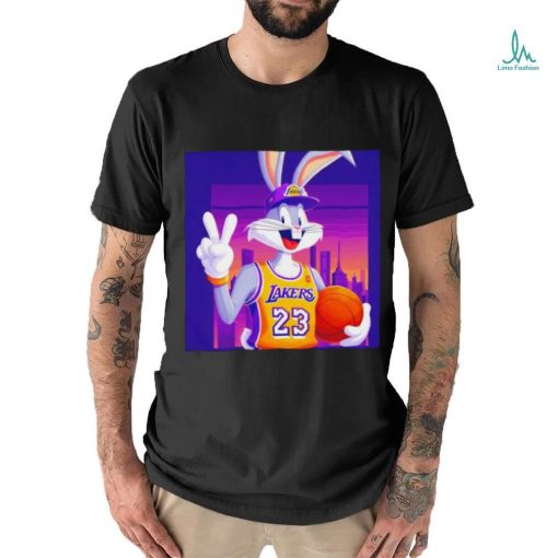Nice Los Angeles Lakers 23 bunny player Lakers Win shirt