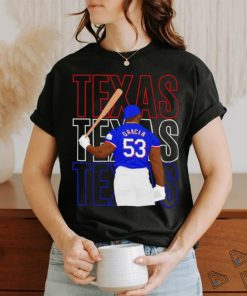 Nice Texas Rangers Adolis García 53 Texas Texas Texas shirt