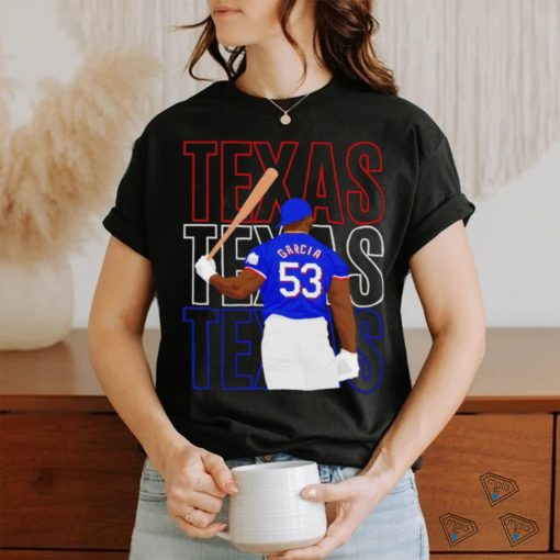Nice Texas Rangers Adolis García 53 Texas Texas Texas shirt