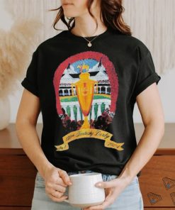 Nice kentucky derby 150 women’s art of the derby poster tri blend 2024 shirt