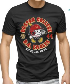Nicholas Wang Boston College 44 B C Eagles shirt