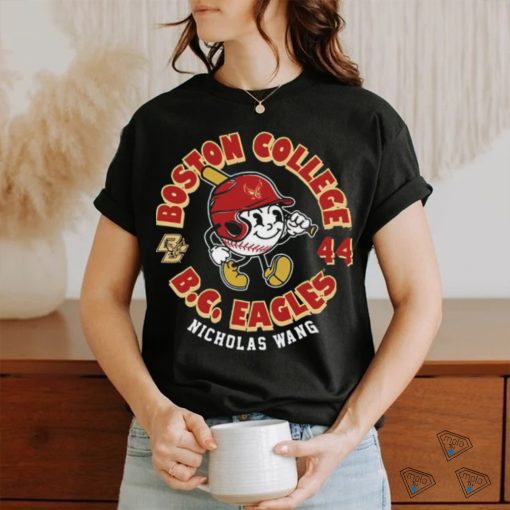 Nicholas Wang Boston College 44 B C Eagles shirt