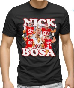 Nick Bosa 97 San Francisco 49ers football photo shirt