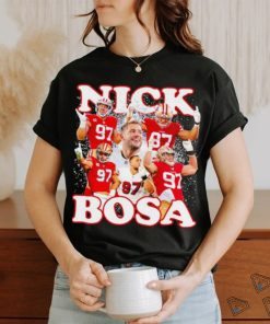 Nick Bosa 97 San Francisco 49ers football photo shirt