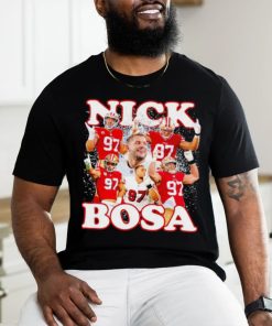 Nick Bosa 97 San Francisco 49ers football photo shirt