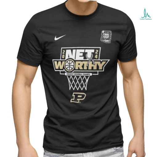 Nike Purdue Boilermakers Net Worthy Midwest Regional Champs 2024 Shirt