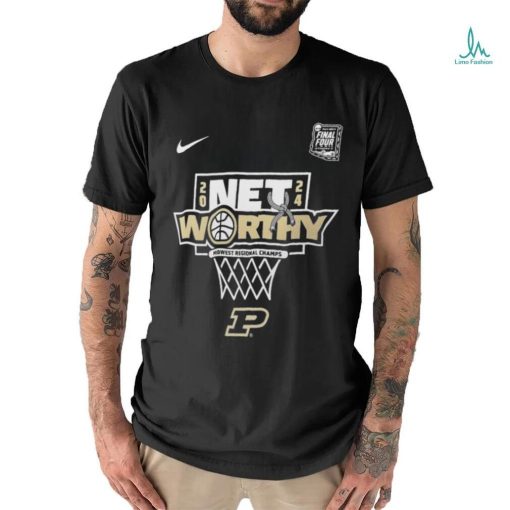 Nike Purdue Boilermakers Net Worthy Midwest Regional Champs 2024 Shirt