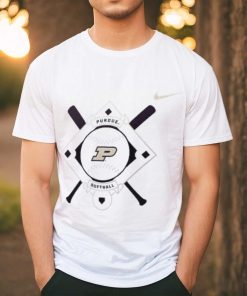 Nike Purdue Boilermakers Softball Dri Fit T Shirt