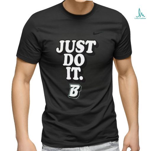 Nike Youth Binghamton Bearcats Dark Green Core Cotton ‘Just Do It’ T Shirt