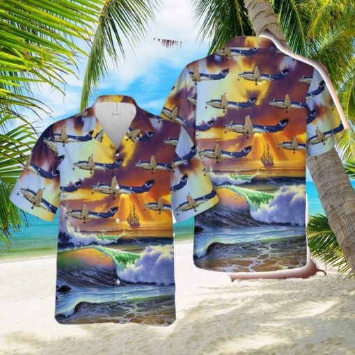 Noaa Beechcraft King Air 350cer Modern Design Button Down Hawaiian Shirt Trend Summer