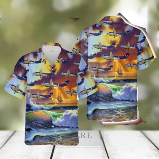 Noaa Beechcraft King Air 350cer Modern Design Button Down Hawaiian Shirt Trend Summer