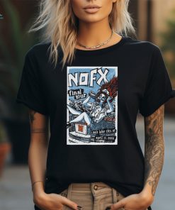 Nofx Pioneer Park, Salt Lake City, UT Final Tour April 13 2024 Poster Shirt