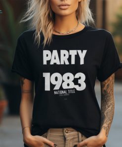 North Carolina State College Basketball I Wanna Party Like It's 1983 T Shirt
