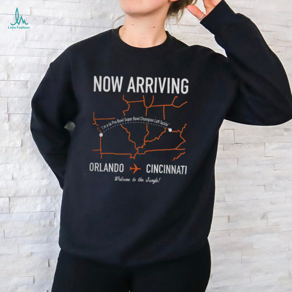 Now Arriving Orlando Brown Jr To Cincinnati Hoodie Cincy Shirts Now Arriving Orlando Brown Jr To Cincinnati Hoodie Cincy Shirts