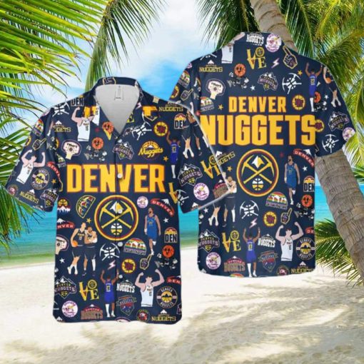 Nuggets Basketball Love Fan Hawaiian Shirt