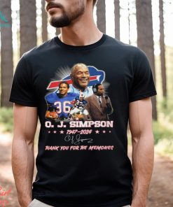 OJ Simpson 1947 2024 Thank You For The Memories Shirt