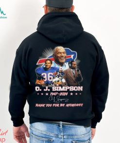 OJ Simpson 1947 2024 Thank You For The Memories Shirt