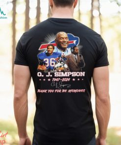OJ Simpson 1947 2024 Thank You For The Memories Shirt
