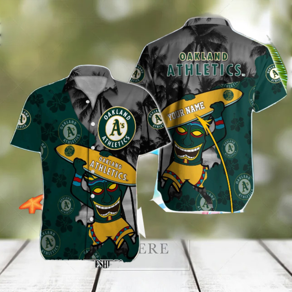 Oakland Athletics MLB Classic All Over Print Hawaiian Shirt Oakland Athletics MLB Classic All Over Print Hawaiian Shirt