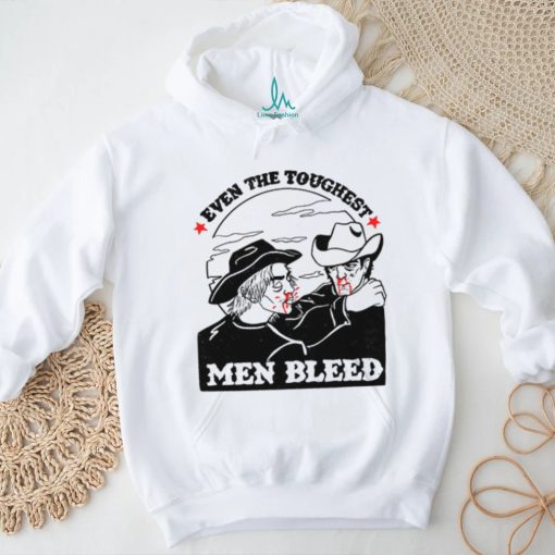 Oat Milk Lady Even The Toughest Men Bleed Shirt