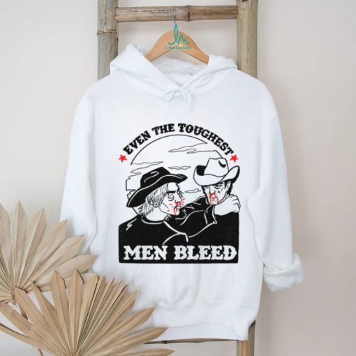 Oat Milk Lady Even The Toughest Men Bleed Shirt