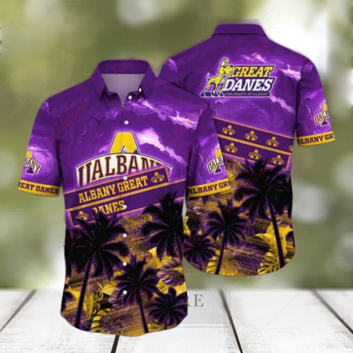 Oceanside Aloha Hawaiian Shirt, Albany Great Danes, Treasured NCAA Gift