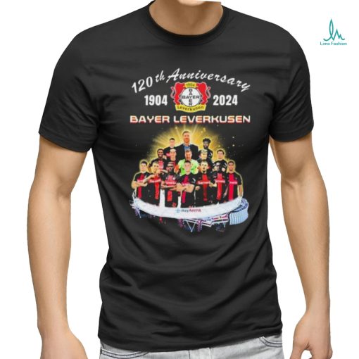 Official 120th Anniversary 1904 2024 Bayer Leverkusen Champions Shirt