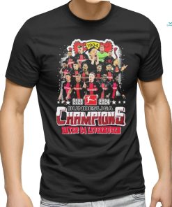 Official 2023 2024 Bundesliga Champions Bayer 04 Leverkusen Team Shirt