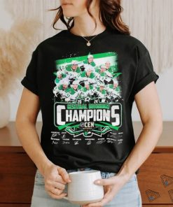 Official 2024 Central Division Champions Dallas Stars Team Signatures Shirt