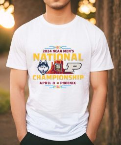 Official 2024 Men’s National UConn Huskies Vs Purdue Boilermakers Matchup Sport April 8 Phoenix Shirt