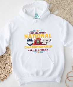 Official 2024 Men’s National UConn Huskies Vs Purdue Boilermakers Matchup Sport April 8 Phoenix Shirt