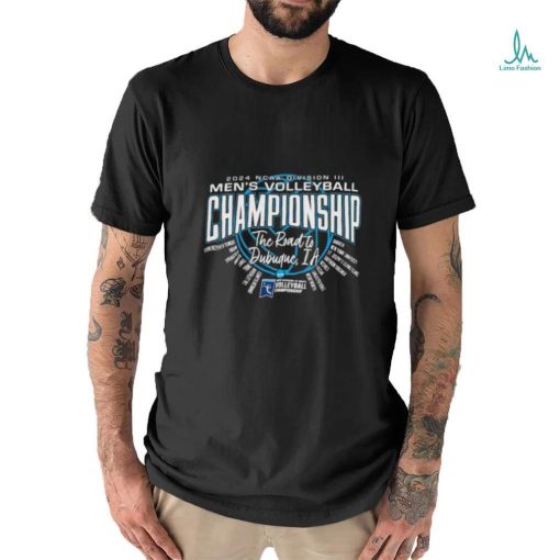 Official 2024 NCAA Division III Men’s Volleyball Championship The Road To Dubuque IA shirt