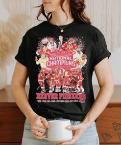 Official 2024 NCAA Men’s Hockey National Champions Denver Pioneers 10 time Champs Shirt