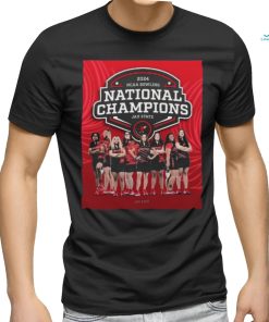 Official 2024 NCAA Women’s Bowling National Champions Official Jacksonville State Gamecocks Poster Shirt