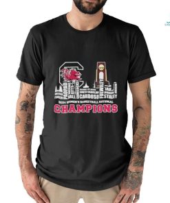 Official 2024 South Carolina Gamecocks National Champions Trophy City Horizon T Shirt
